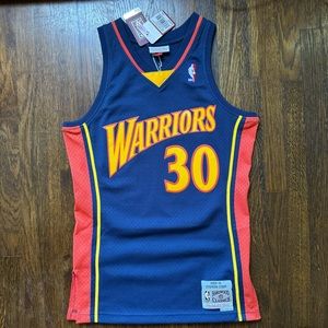 Mitchell and Ness Steph Curry Golden State Warriors Jersey